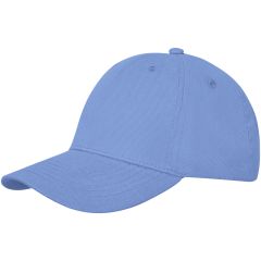 Davis 6 Panel Cap Heavy Brushed Cotton With Metal Buckle Closure
