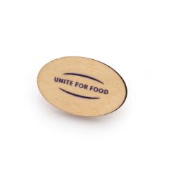 Bamboo Bespoke Badge Up to 20 x 20mm