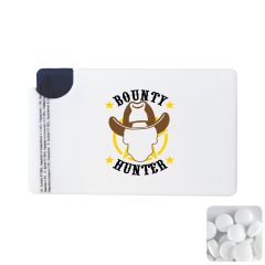 Mint card de luxe with sugar free mints