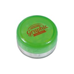 Round pot with sugar free mints