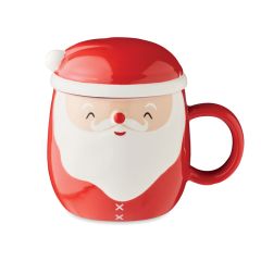 SANTA Christmas Mug With Lid 
