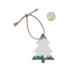 TREESEED Eco Christmas Tree Hanging Decoration Made From Seed Paper