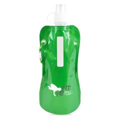 Fold Up 400ml Metallic Bottle