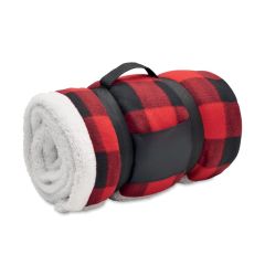 SHERMATT RPET sherpa fleece blanket
