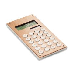 CALCUBAM Bamboo Calculator Dual Powered