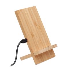 WHIPPY PLUS Bamboo Wireless Charger Phone Stand