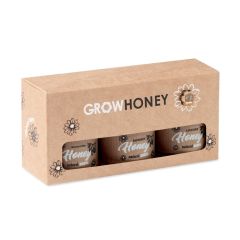 BEEBEE SET Set of 3 Wildflower Honey