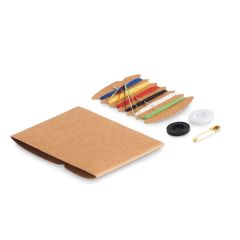 COMPACT Travel Sewing Kit In Kraft Card Box