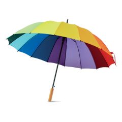 BOWBRELLA Rainbow Umbrella Automatic 27 Inch