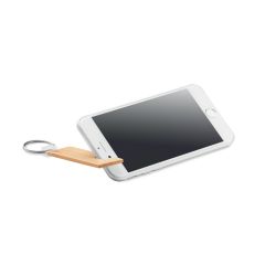 Bamboo Phone Stand Keyring GANKEY