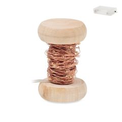 Christmas LED FAIRY Lights On Wooden Spool