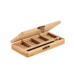 BAMTOOL Precision Screwdriver Set In Bamboo Case