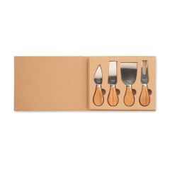 QUATTRO Set of 4 Cheese Knives