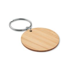 ROUNDBOO Round Bamboo Keyring
