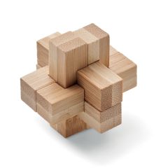 SQUARENATS Bamboo Brain Teaser Puzzle