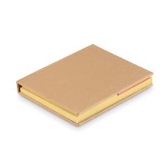 RECYCLO Memo Pad And Sticky Notes In Recycled Cover