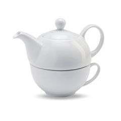 TEA TIME Teapot And Ceramic Cup Gift Set