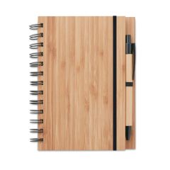 BAMBLOC Bamboo Notebook With Matching Pen 