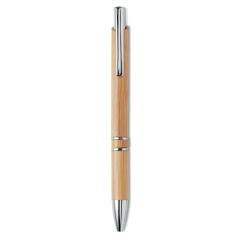 BERN BAMBOO Pen With Shiny Metal Fittings
