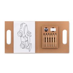 FOLDER2 GO Kids Colouring In Set