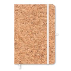 SUBER A5 Cork Notebook with Elastic Pen Holder