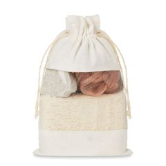CUIDA SET Bath Accessory Gift Set In Jute Bag