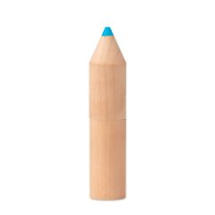 PETIT COLORET Colouring Pencils In Wood Pencil Shaped Box