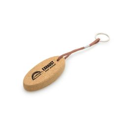 Oval Cork Keyring